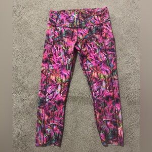 Lululemon Women's‎ Size 10 Base Pace High-Rise Tight 28" Hyper Flow Pink Multi